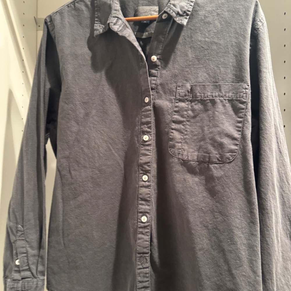 Dark Gray Button Down